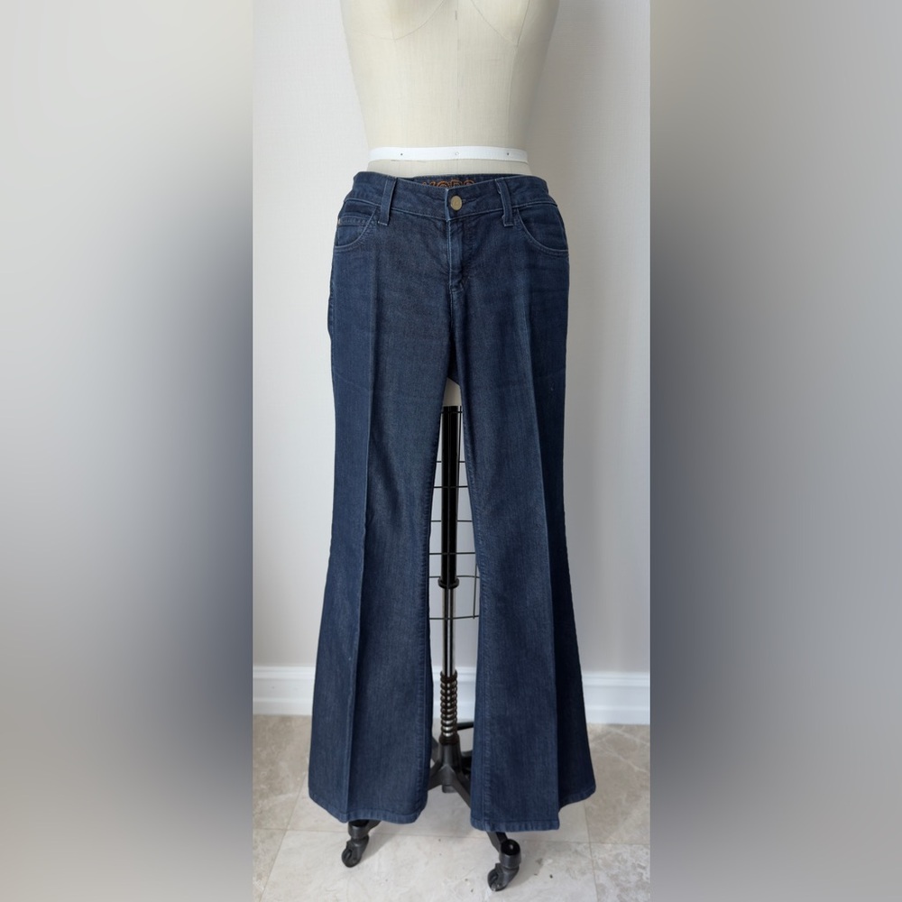 KORS MICHAEL KORS Classic Blue Flared Women's Jeans, Size 6 ( S) - Picture 5 of 16